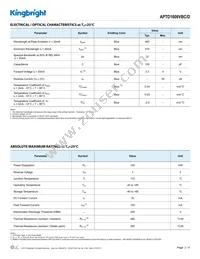 APTD1608VBC/D Datasheet Page 2