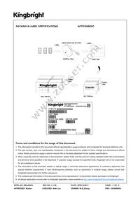 APTD1608ZGC Datasheet Page 5