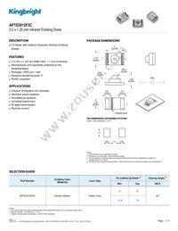 APTD2012F3C Datasheet Cover