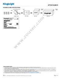 APTD2012LQBC/D Datasheet Page 4