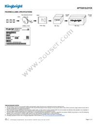 APTD2012LSYCK Datasheet Page 4