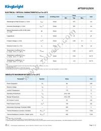 APTD2012LZGCK Datasheet Page 2