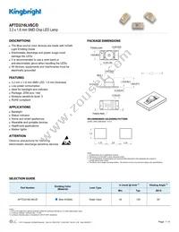 APTD3216LVBC/D Datasheet Cover