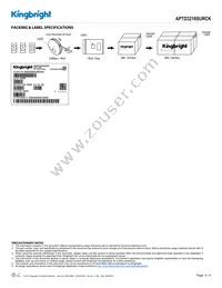 APTD3216SURCK Datasheet Page 4