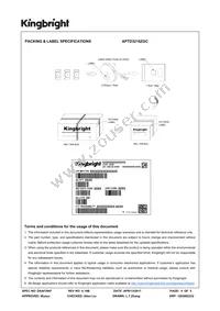 APTD3216ZGC Datasheet Page 5