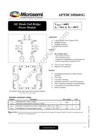 APTDC10H601G Datasheet Cover