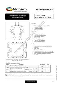 APTDF100H1201G Datasheet Cover