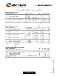 APTDF100H120G Datasheet Page 2