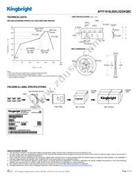 APTF1616LSEKJ3ZGKQBC Datasheet Page 4