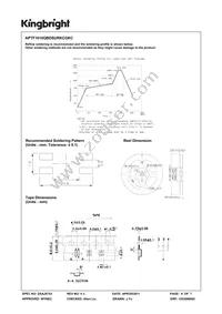 APTF1616QBDSURKCGKC Datasheet Page 6