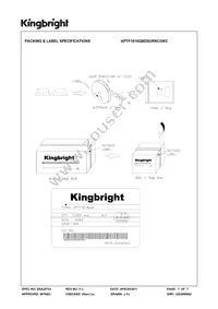 APTF1616QBDSURKCGKC Datasheet Page 7