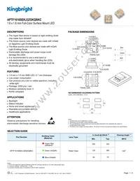 APTF1616SEKJ3ZGKQBKC Datasheet Cover