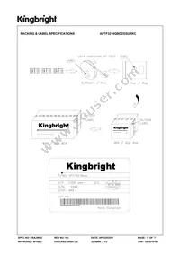 APTF3216QBDZGSURKC Datasheet Page 7