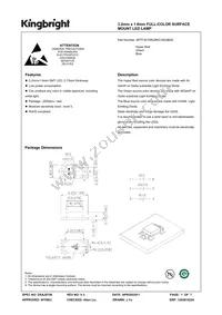APTF3216SURKCGKQBDC Datasheet Cover