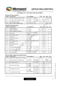 APTGF150A120T3WG Datasheet Page 2