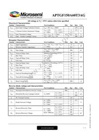 APTGF150A60T3AG Datasheet Page 2