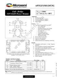 APTGF15H120T3G Datasheet Cover