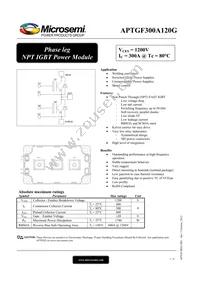 APTGF300A120G Datasheet Cover