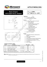 APTGF300SK120G Datasheet Cover