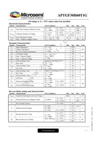 APTGF30H60T1G Datasheet Page 2