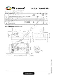 APTGF330DA60D3G Datasheet Page 3