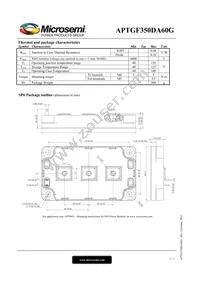 APTGF350DA60G Datasheet Page 3