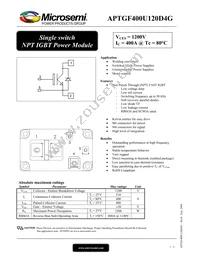 APTGF400U120D4G Datasheet Cover