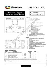 APTGF75DDA120TG Datasheet Cover