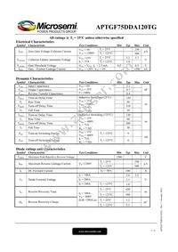 APTGF75DDA120TG Datasheet Page 2