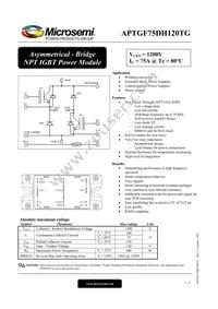 APTGF75DH120TG Datasheet Cover