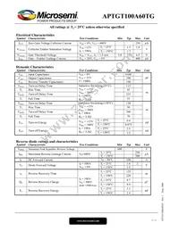 APTGT100A60TG Datasheet Page 2