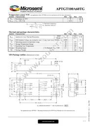 APTGT100A60TG Datasheet Page 3