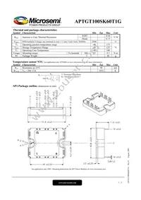 APTGT100SK60T1G Datasheet Page 3