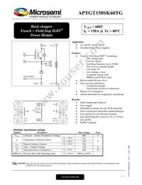 APTGT150SK60TG Datasheet Cover