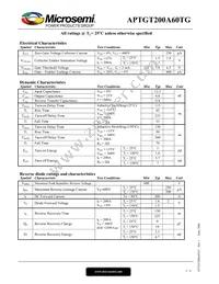 APTGT200A60TG Datasheet Page 2