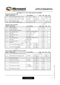 APTGT20X60T3G Datasheet Page 2