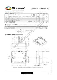 APTGT25A120T1G Datasheet Page 3