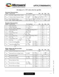 APTGT50DH60TG Datasheet Page 2