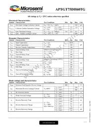 APTGT75DH60TG Datasheet Page 2