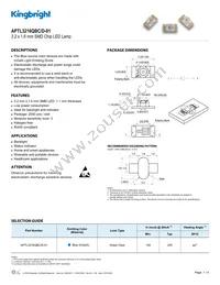 APTL3216QBC/D-01 Datasheet Cover