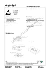APTL3216ZGC Datasheet Cover