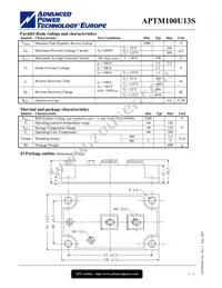APTM100U13SG Datasheet Page 3