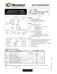 APTM10DHM09TG Datasheet Cover