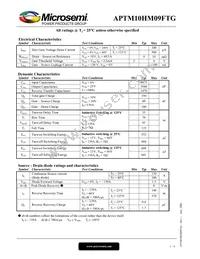 APTM10HM09FTG Datasheet Page 2