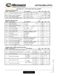 APTM120DA29TG Datasheet Page 2