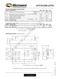 APTM120DA29TG Datasheet Page 3