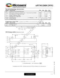 APTM120DU29TG Datasheet Page 3