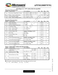 APTM120H57FTG Datasheet Page 2