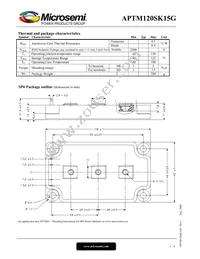 APTM120SK15G Datasheet Page 3