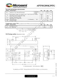 APTM120SK29TG Datasheet Page 3
